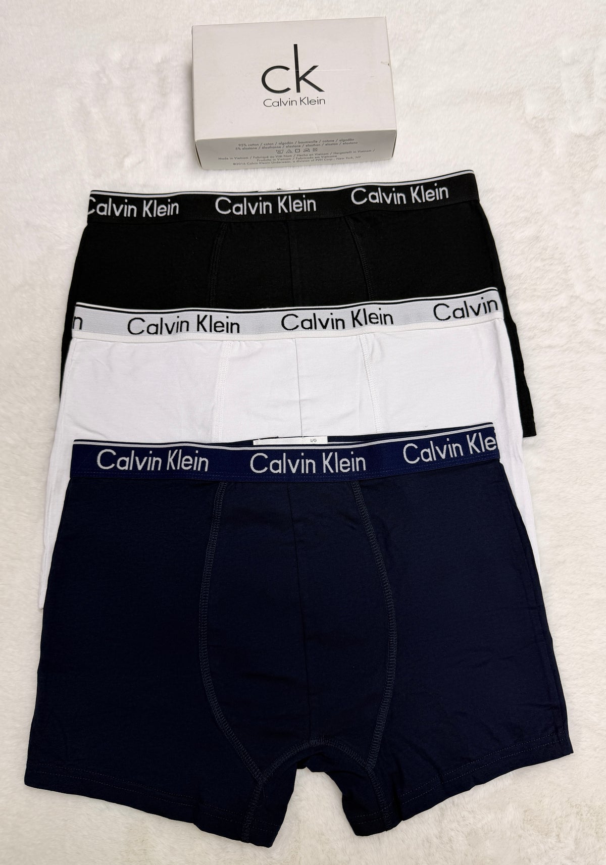 Men's Pure Cotton Boxers 3-Piece Set