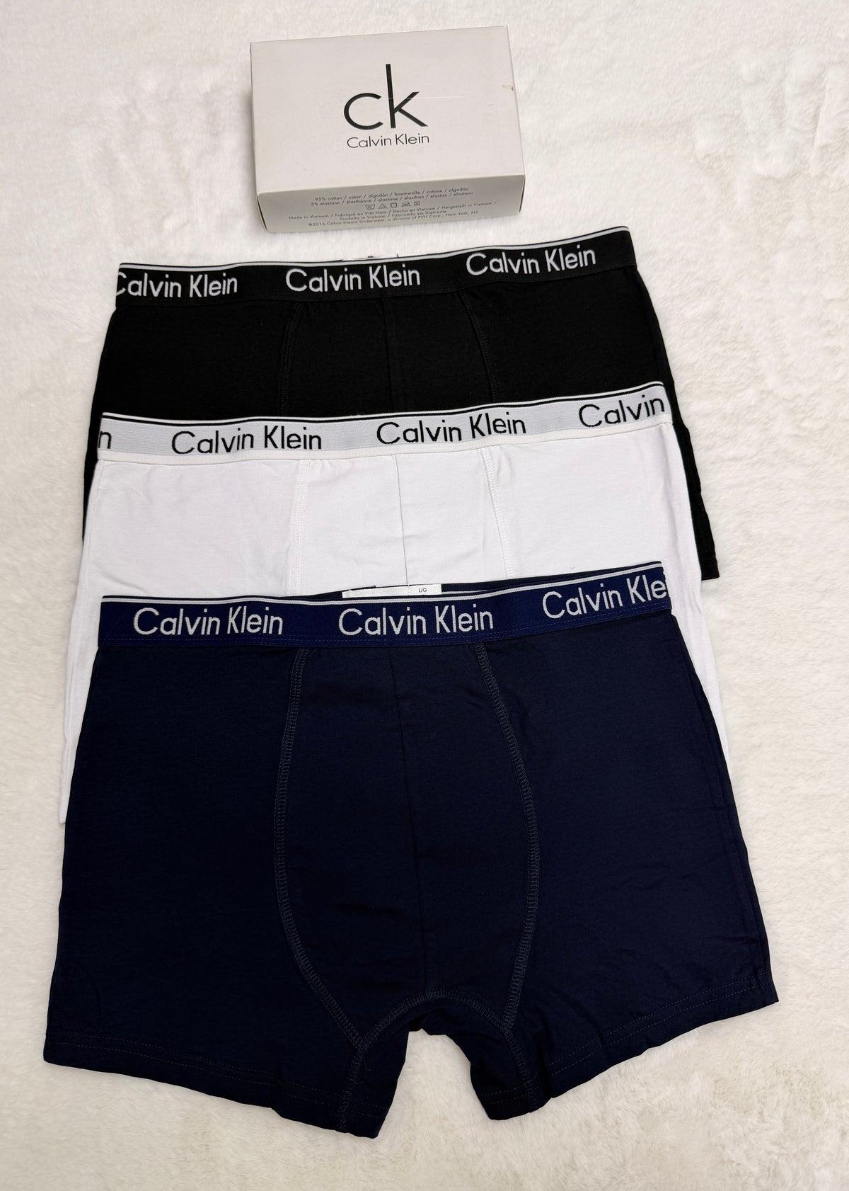 Men's Pure Cotton Boxers 3-Piece Set